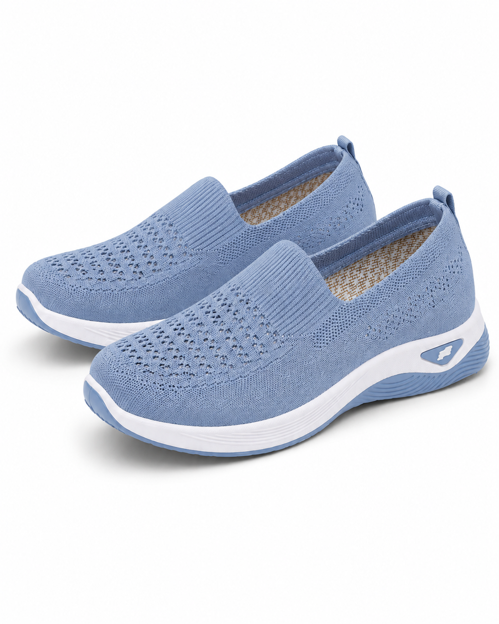 StepEase™ Lightweight Breathable Walking Shoes — Soft-Sole Slip-On