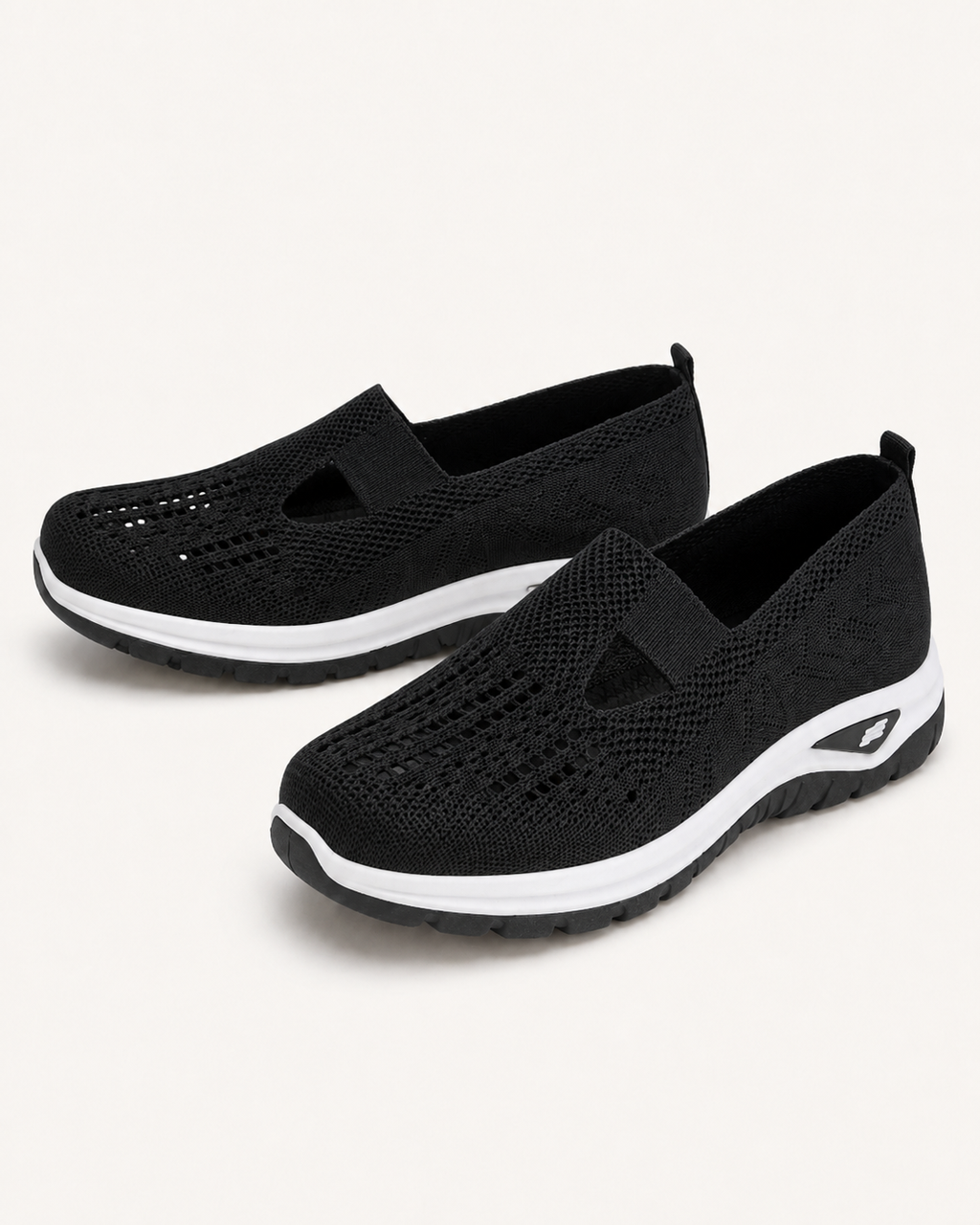 StepEase™ Breathable Mesh Slip-On Sandals — Wide-Fit Comfort
