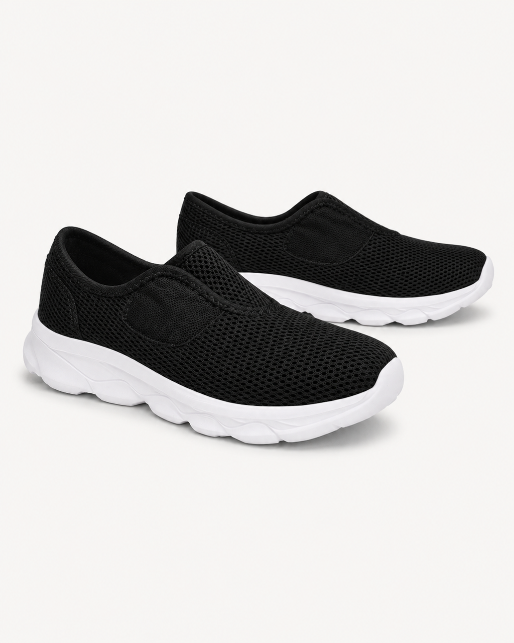 StepEase™ Wide-Fit Orthopedic Walking Shoes — Adjustable Strap