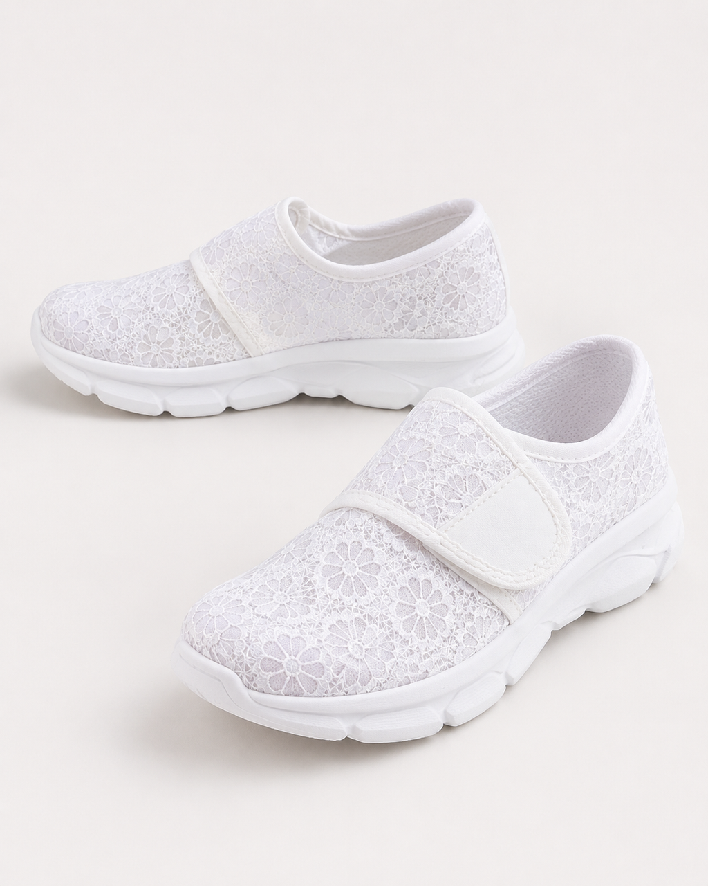 StepEase™ Wide-Fit Orthopedic Walking Shoes — Adjustable Strap
