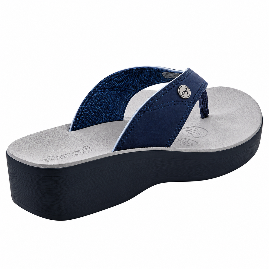 Step Ease Cushioned Arch Sandal heel view